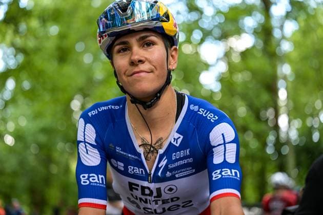French Celia Gery of FDJ United-SUEZ is pictured after the one day cycling race Grand Prix de Wallonie 2026 (127,5 km), in Namur, on Wednesday 16 September 2026. DAVIDxPINTENS  x186635960x
