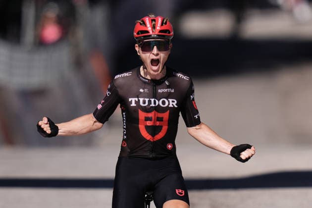 Germany s Lennart Jasch of Tudor Pro Cycling Team winner of stage during the Giro d™Abruzzo, stage 2 from Popoli Terme to Caramanico Terme (143 km) - Abruzzo, Italy - Wednesday, September 16, 2026. - cycling.  Copyright: xMassimoxPaolone LaPressex