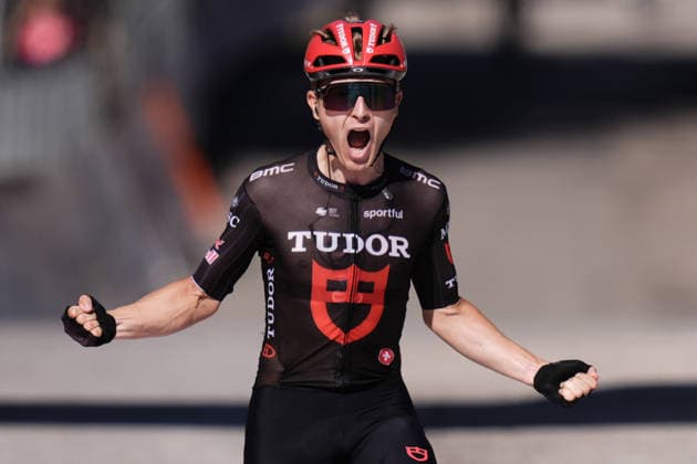 Germany s Lennart Jasch of Tudor Pro Cycling Team winner of stage during the Giro d™Abruzzo, stage 2 from Popoli Terme to Caramanico Terme (143 km) - Abruzzo, Italy - Wednesday, September 16, 2026. - cycling.  Copyright: xMassimoxPaolone LaPressex