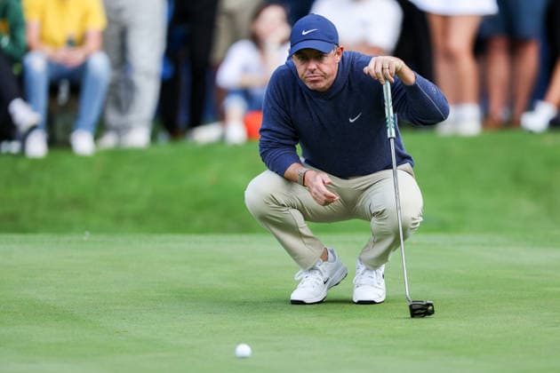 RECORD DATE NOT STATED 16th September 2026; Wentworth Golf Club, Virginia Water, Surrey, England; DP World Tour Golf, BMW PGA, Golf Herren Championship, Pro Am; Rory McIlroy of Northern Ireland looks on from the 14th hole HenningxVonxJagow