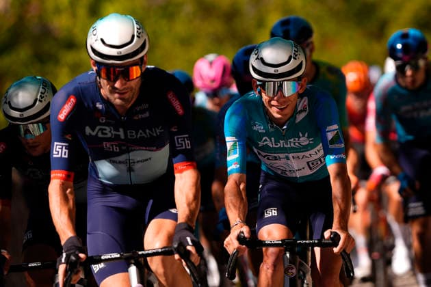 FANCELLU Alessandro green jersey during during the Giro d’Abruzzo, stage 2 from Popoli Terme to Caramanico Terme (143 km) - Abruzzo, Italy - Wednesday, September 16, 2026. - cycling.  Copyright: xFabioxFerrari LaPressex