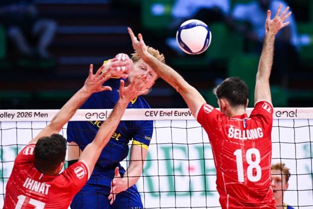 Volleyball, Men's European Championship, Sweden v Slovakia