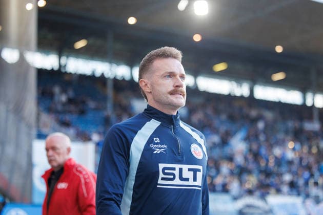 Assistant Coach Yannic Thiel, Rostock, Germany; FC Hansa Rostock vs. VfB Stuttgart II; Soccer; Men s; 3rd Division; Matchday 6; 2026–2027 Season, September 16, 2026, Rostock Ostseestadion, Mecklenburg-Western Pomerania, Germany