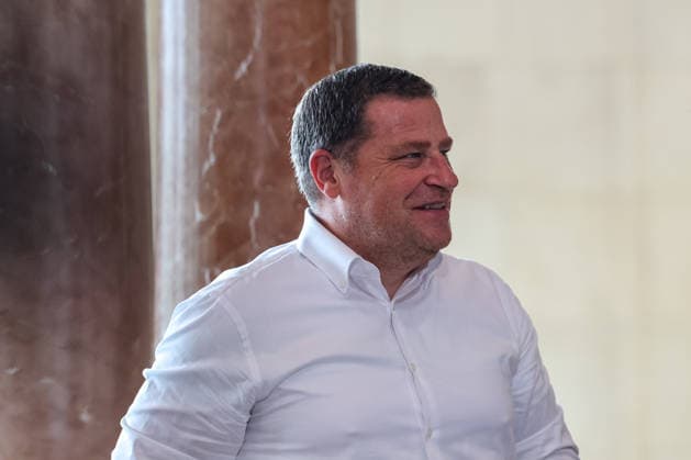 Max Eberl, FC Bayern Munich, Director of Sports, laughs; GER, Minister-President Dr. Markus Söder welcomes the FC Bayern Munich women’s and men’s soccer teams to honor them as German champions for the 2025–28 season, September 16, 2026, GER, Minister President Dr. Markus Söder welcomes the FC Bayern Munich women’s and men’s soccer teams to honor them as German champions for the 2025–28 season, September 16, 2026, Munich Copyright: xEibner-Pressefoto JennixMaulx EP_JML