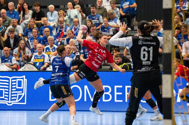 Handball, Women, HBF, HSG Blomberg-Lippe v BSV Sachsen Zwickau