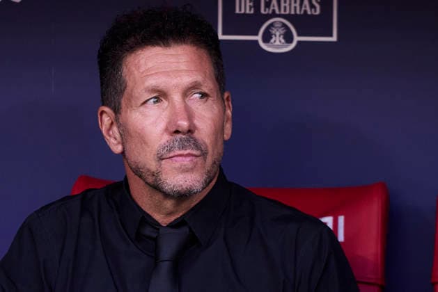 Diego Pablo Simeone, head coach of Atlético de Madrid, looks on during the LaLiga EA Sports match between Club Atlético de Madrid and Club Atlético Osasuna at Riyadh Air Metropolitano on September 16, 2026, in Madrid, Spain. Photo by Manu Reino, DeFodi Images