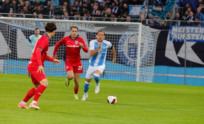 CFC vs. SV Babelsberg 03, September 16, 2026, Chemnitz, eins Stadion on Gellertstrasse, Sports, Soccer, Northeast Regional League 2026–2027, Matchday 9, CFC, CFC vs. SV Babelsberg 03, referee: Dennis Slamar, Chemnitz, Saxony, Germany