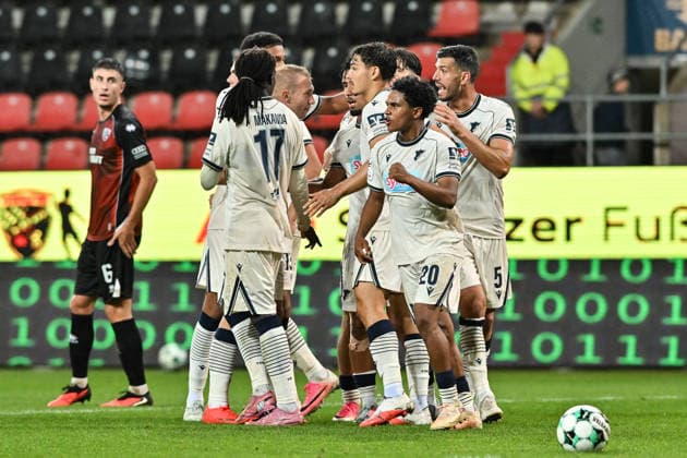 3rd Division FC Ingolstadt vs. TSG 1899 Hoffenheim II, September 16, 2026, INGOLSTADT, GERMANY September 16 The visiting fans celebrate after Yasin ZOR scores the 1–1 equalizer for TSG Hoffenheim II during the 3. Liga match between FC Ingolstadt and TSG Hoffenheim’s second team on Matchday 6 at the Audi Sportpark Copyright: xBEAUTIFULxSPORTS Goldbergx