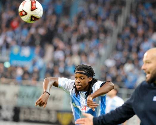 CFC vs. SV Babelsberg 03, September 16, 2026, Chemnitz, eins Stadium on Gellertstrasse, Sports, Soccer, Northeast Regional League 2026–2027, Matchday 9, CFC, CFC vs. SV Babelsberg 03, Ken Tchouangue, Chemnitz, Saxony, Germany
