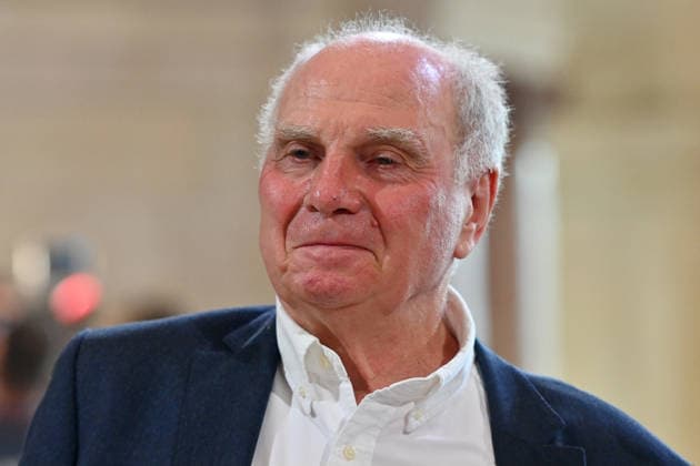 Uli HOENESS Höness, Honorary President of Bayern Munich, single image, cropped single shot, portrait,Portrait of Markus SÖDER, Minister-President of Bavaria and CSU Chairman, welcoming the FC Bayern Munich championship teams in the Kuppelsaal at the State Chancellery in Munich on September 16, 2026