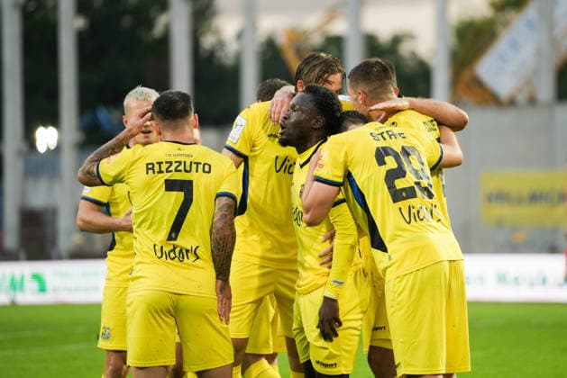 Germany 3rd Division 2026–2027, Matchday 6: SC Preußen Münster vs. 1 FC Saarbrücken, Wednesday, September 16, 2026, LVM Preußenstadion, Münster, North Rhine-Westphalia, Germany; Goal celebration, joy, emotions, team; Goal to make it 0–2 by Kelsey Owusu, 1 FC Saarbrücken, 31 Copyright: xMerlexKölkingx