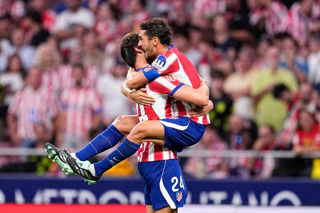 September 16, 2026, Madrid, Madrid, Spain: Robin Le Normand of Atletico de Madrid celebrates after scoring his team s third goal during the Spanish League, LaLiga EA Sports, football match played between Atletico de Madrid and CA Osasuna at Riyadh Air Metropolitano stadium on September 16, 2026, in Madrid, Spain. Madrid Spain - ZUMAa181 20260916_zaa_a181_097 Copyright: xOscarxJ.xBarrosox