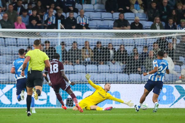 Coventry City v Aston Villa, Carabao Cup Tammy Abraham Of Aston Villa scores a GOAL 0-1 during the Coventry City v Aston Villa Carabao Cup 3rd Round match at Coventry Building Society Arena, Coventry, England on 16 September 2026 Credit: Lee Keuneke Every Second Media Editorial use only. All images are copyright Every Second Media Limited. No images may be reproduced without prior permission. All rights reserved. Premier League and Football League images are subject to licensing agreements with Football DataCo Limited. see https: www.football-dataco.com Copyright: xIMAGO EveryxSecondxMediax ESM-2171-0007 LeexKeunekex xEveryxSecondxMediax