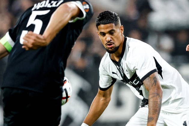 SOCCER - UEFA EL, Sturm vs Rennais GRAZ,AUSTRIA,16.SEP.26 - SOCCER - UEFA Europa League, Sturm Graz vs Stade Rennais FC. Image shows Ludovic Blas (Rennais).  GEPAxpictures xJamesxDoak