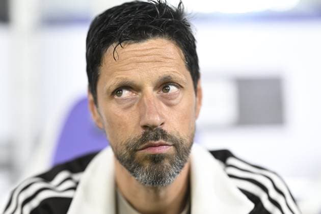 RSC Anderlecht v Olympique Lyon - UEFA Europa League ANDERLECHT, BELGIUM - SEPTEMBER 16 : Bruno Vitor head coach of RSC Anderlecht during the UEFA Europa League 2026 27 League Phase MD1 match between RSC Anderlecht and Olympique Lyon on September 16, 2026 in Anderlecht, Belgium, 16 09 2026 Anderlecht Belgium  Copyright: xNicoxVereeckenx