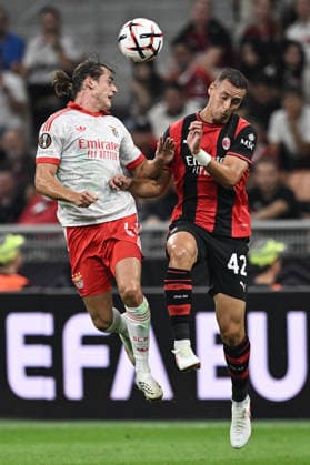 Db Milano 16 09 2026 - Europa League Milan-Benfica foto Daniele Buffa Image nella foto: Jakub Kaminski-Filippo Terracciano 