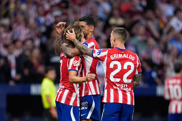 September 16, 2026, Madrid, Madrid, Spain: Kang-in Lee of Atletico de Madrid celebrates after scoring his team s second goal with teammates during the Spanish League, LaLiga EA Sports, football match played between Atletico de Madrid and CA Osasuna at Riyadh Air Metropolitano stadium on September 16, 2026, in Madrid, Spain. Madrid Spain - ZUMAa181 20260916_zaa_a181_146 Copyright: xDennisxAgyemanx