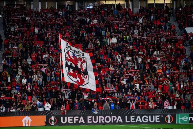 LEVERKUSEN, GERMANY - 16 SEPTEMBER, 2026: - The UEFA Europa League match Bayer 04 Leverkusen vs. NK Celje at BayArena.  Copyright: xVitaliixKliuievx