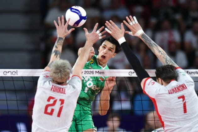 2026.09.16 Sofia siatkowka Mistrzostwa Europy w siatkowce mezczyzn Polska - Bulgaria N z NIKOLOV Simeon Foto Lukasz Laskowski PressFocus 2026.09.16 Sofia CEV Enel EuroVolley Men 2026 Poland vs Bulgaria NIKOLOV Simeon Credit: Lukasz Laskowski PressFocus NEWSPIX.PL --- newspix.pl POLAND OUT! 