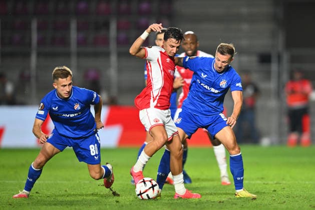 UEFA Europa League: Hapoel Beer-Sheva FC and GNK Dinamo Zagreb Guy Mizrahi and Mislav Orsic play during the UEFA Europa League game between Hapoel Beer-Sheva FC and GNK Dinamo, Giulesti Stadium in Bucharest, Romania, 16 September 2026. Alex Nicodim Imago Images Copyright: xx