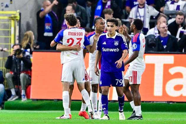 RSC Anderlecht v Olympique Lyon - UEFA Europa League ANDERLECHT, BELGIUM - SEPTEMBER 16 : Maamar Ali defender of RSC Anderlecht looking dejected during the UEFA Europa League 2026 27 League Phase MD1 match between RSC Anderlecht and Olympique Lyon on September 16, 2026 in Anderlecht, Belgium, 16 09 2026 Anderlecht Belgium  Copyright: xJanxDexMeuleneirx