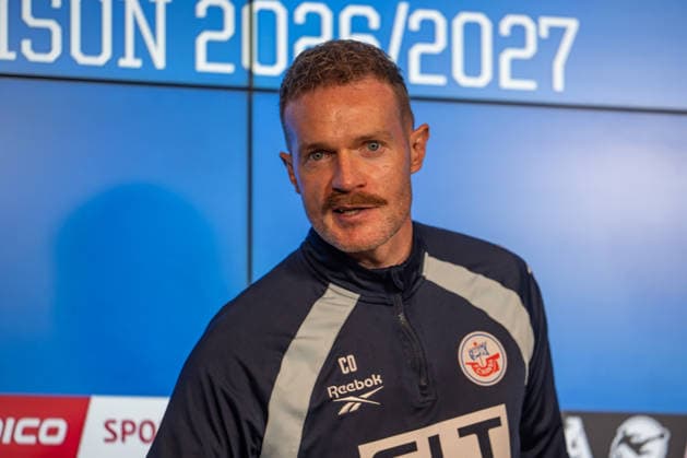 Rostock, Germany, September 16, 2026, 3. Liga 2026–2027, Matchday 6: FC Hansa Rostock vs. VfB Stuttgart II. Pictured: Interim Coach Yannic Thiel, Hansa Rostock. DFB and DFL regulations prohibit any use of photographs as image sequences and or quasi-video. Copyright: xFotostandx xVoelkerx