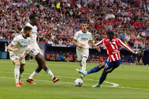 ESP LaLiga EA Sports Atlético de Madrid vs. Osasuna Ademola Lookman of Atlético de Madrid during the LaLiga EA Sports match between Atlético de Madrid and Osasuna played at Riyadh Air Metropolitano Stadium in Madrid on September 16, 2026 in Spain Spanish Soccer Copyright: xAgenciaxLOFx