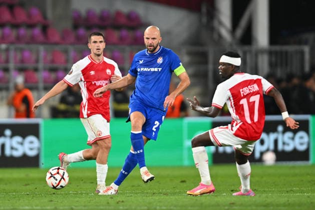 UEFA Europa League: Hapoel Beer-Sheva FC and GNK Dinamo Zagreb Josip Misic plays during the UEFA Europa League game between Hapoel Beer-Sheva FC and GNK Dinamo, Giulesti Stadium in Bucharest, Romania, 16 September 2026. Alex Nicodim Imago Images Copyright: xx