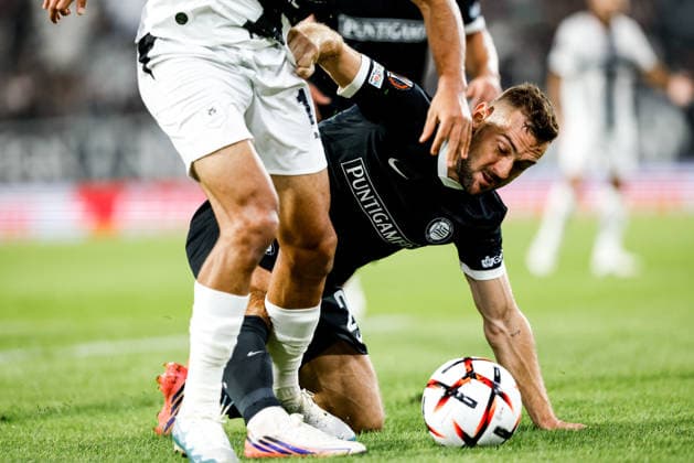 SOCCER - UEFA EL, Sturm vs Rennais GRAZ,AUSTRIA,16.SEP.26 - SOCCER - UEFA Europa League, Sturm Graz vs Stade Rennais FC. Image shows Juergen Heil (Sturm).  GEPAxpictures xJamesxDoak