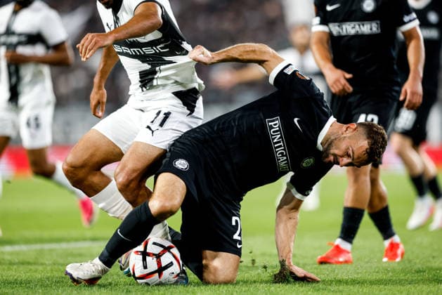 SOCCER - UEFA EL, Sturm vs Rennais GRAZ,AUSTRIA,16.SEP.26 - SOCCER - UEFA Europa League, Sturm Graz vs Stade Rennais FC. Image shows Juergen Heil (Sturm).  GEPAxpictures xJamesxDoak