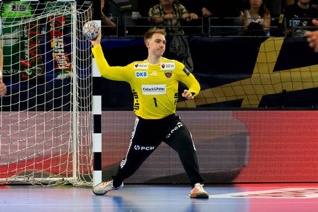 September 16, 2026, GER Germany, Handball, EHF Champions League, September 16, 2026, 2026–2027 season, Berlin, Füchse Berlin vs. Veszprém HC, Lasse Ludwig, Füchse Berlin 1, nordphoto GmbH, Engler Berlin, Max Schmeling Halle, Berlin, Germany Copyright: xNordphotox xEnglerx