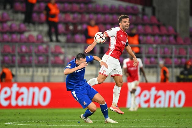 UEFA Europa League: Hapoel Beer-Sheva FC and GNK Dinamo Zagreb Miguel Vitor plays during the UEFA Europa League game between Hapoel Beer-Sheva FC and GNK Dinamo, Giulesti Stadium in Bucharest, Romania, 16 September 2026. Alex Nicodim Imago Images Copyright: xx