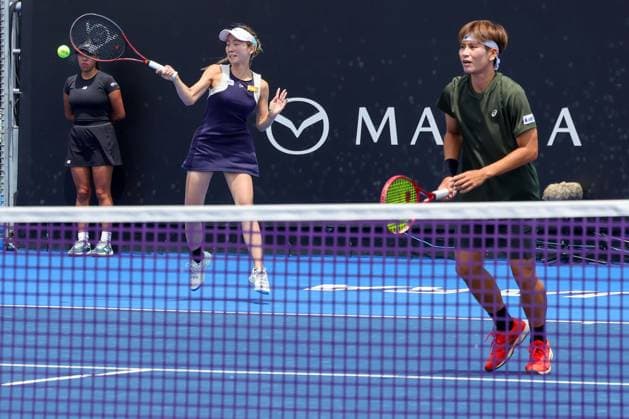WTA GUADALAJARA OPEN 2026 WTA GUADALAJARA OPEN 2026 YVONNE CAVALLE LARA SALDEN VS PEANGTARN PLIPUECH MONOKO KOBORI 09 16 2026 GUADALAJARA, JALISCO Action photo of Peangtarn Plipuech and Monoko Kobori during a match at the 2026 WTA Guadalajara Open, held at the Centro Panamericano de Tenis in Guadalajara, Jalisco, Mexico Action photo of Peangtarn Plipuech and Monoko Kobori, during a match at the 2026 WTA Guadalajara Open held at the Centro Panamericano de Tenis in Guadalajara, Jalisco, Mexico. PHOTO BY IMAGENSHOP PHOTO AGENCY GUADALAJARA, JALISCO, MEXICO Copyright: xIMAGENSHOPxAGENCIAxFOTOGRAFICAx