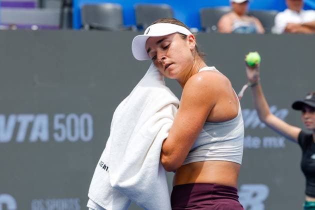 WTA GUADALAJARA OPEN 2026 WTA GUADALAJARA OPEN 2026 MAGDALENA FRECH VS CAROLINE DOLHIDE 09 16 2026 GUADALAJARA, JALISCO Action photo of Caroline Dolhide of the United States during a match at the 2026 WTA Guadalajara Open, held at the Centro Panamericano de Tenis in Guadalajara, Jalisco, Mexico Action photo of Caroline Dolhide of the United States, during a match at the 2026 WTA Guadalajara Open held at the Centro Panamericano de Tenis in Guadalajara, Jalisco, Mexico. PHOTO BY IMAGENSHOP PHOTO AGENCY GUADALAJARA, JALISCO, MEXICO Copyright: xIMAGENSHOPxAGENCIAxFOTOGRAFICAx