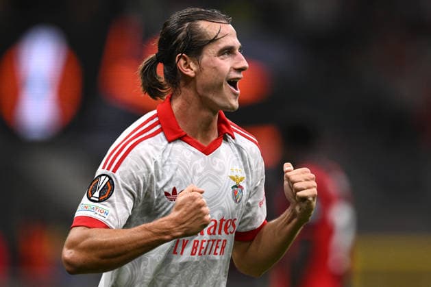 Ec Milano 16 09 2026 - Europa League Milan-Benfica foto Emanuele Comincini Image nella foto: esultanza gol Jakub Kaminski 