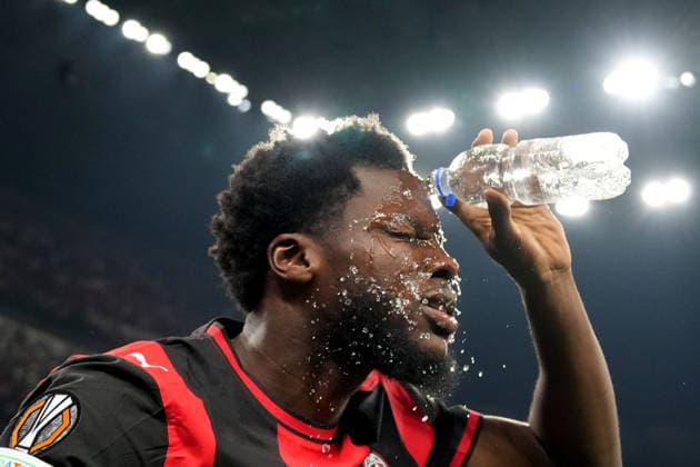 AC Milan s Yunus Musah during the Europa League soccer match between Ac Milan and Benfica at San Siro Stadium in Milan , Italy - September 16 , 2026. - Soccer  Copyright: xSpada LaPressex