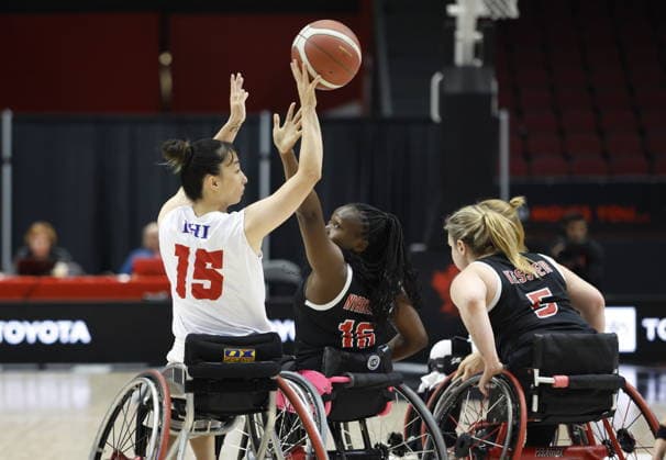 Wheelchair basketball, women's, IWBF World Championships, Canada v Japan