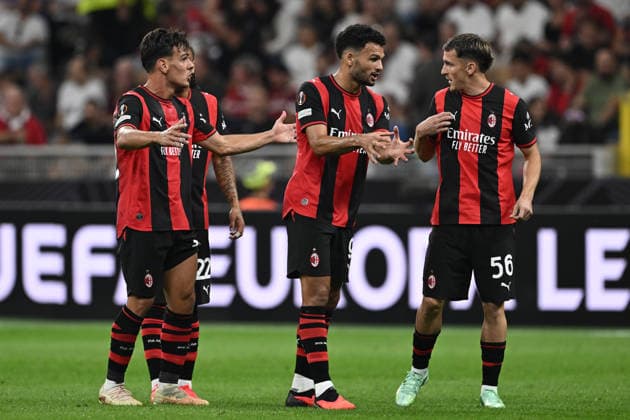 Db Milano 16 09 2026 - Europa League Milan-Benfica foto Daniele Buffa Image nella foto: Gonzalo Ramos-Alexis Saelemaekers-Ardon Jashari 