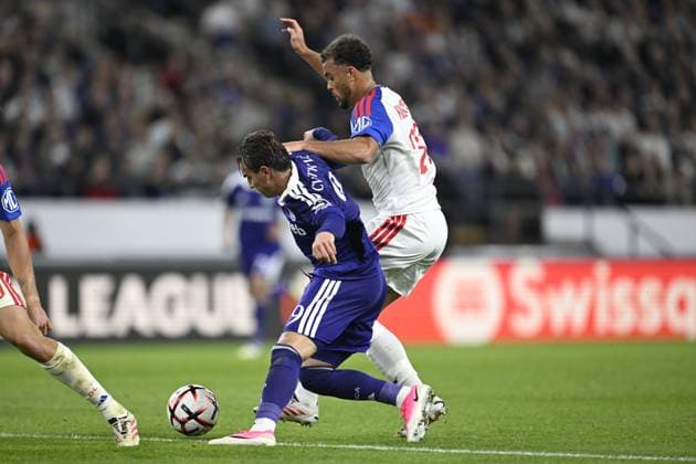 RSC Anderlecht v Olympique Lyon - UEFA Europa League ANDERLECHT, BELGIUM - SEPTEMBER 16 : Cvetkovic Mihajlo forward of RSC Anderlecht in action during the UEFA Europa League 2026 27 League Phase MD1 match between RSC Anderlecht and Olympique Lyon on September 16, 2026 in Anderlecht, Belgium, 16 09 2026 Anderlecht Belgium  Copyright: xNicoxVereeckenx