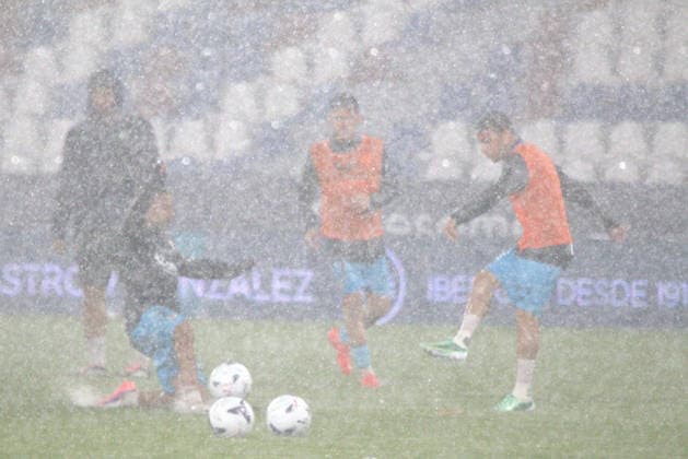 Football, Spain, UD Levante v Athletic Bilbao, match called off due to heavy rain