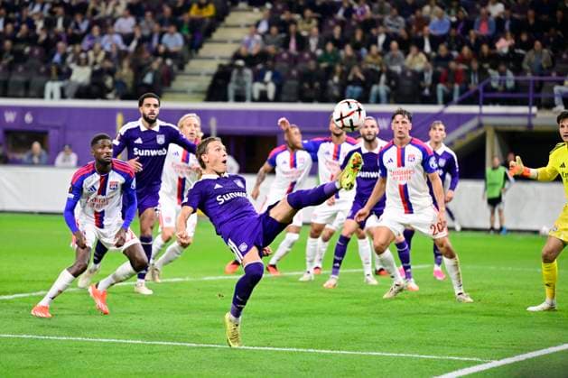 RSC Anderlecht v Olympique Lyon - UEFA Europa League ANDERLECHT, BELGIUM - SEPTEMBER 16 : Augustinsson Ludwig defender of RSC Anderlecht during the UEFA Europa League 2026 27 League Phase MD1 match between RSC Anderlecht and Olympique Lyon on September 16, 2026 in Anderlecht, Belgium, 16 09 2026 Anderlecht Belgium  Copyright: xJanxDexMeuleneirx