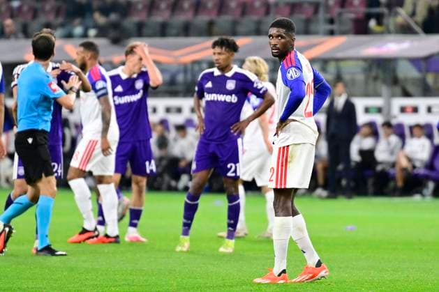 RSC Anderlecht v Olympique Lyon - UEFA Europa League ANDERLECHT, BELGIUM - SEPTEMBER 16 : Mata Clinton defender of Olympique Lyonnais during the UEFA Europa League 2026 27 League Phase MD1 match between RSC Anderlecht and Olympique Lyon on September 16, 2026 in Anderlecht, Belgium, 16 09 2026 Anderlecht Belgium  Copyright: xJanxDexMeuleneirx