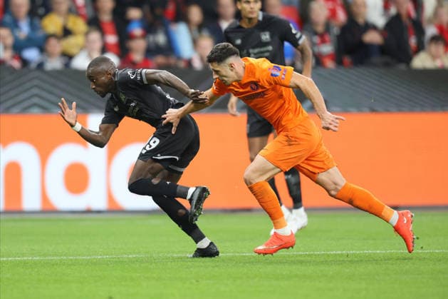 Leverkusen, Germany - 16 September: Moussa Diaby of Bayer Leverkusen during the UEFA Europa League match between Bayer Leverkusen vs NK Celje at Bay Arena on 16 September 2026. Copyright: xOPAxImagesxJavadxMohammadpourx