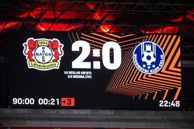 LEVERKUSEN, GERMANY - 16 SEPTEMBER, 2026: - The UEFA Europa League match Bayer 04 Leverkusen vs. NK Celje at BayArena.  Copyright: xVitaliixKliuievx