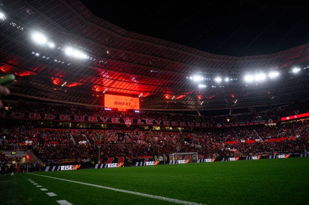 LEVERKUSEN, GERMANY - 16 SEPTEMBER, 2026: - The UEFA Europa League match Bayer 04 Leverkusen vs. NK Celje at BayArena.  Copyright: xVitaliixKliuievx