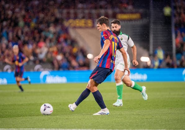 ESP LaLiga EA Sports: FC Barcelona vs. Racing Santander — Andreas Christensen of FC Barcelona during the LaLiga EA Sports match between FC Barcelona and Racing Santander, played at Spotify Camp Nou Stadium in Barcelona on September 16, 2026, in Spain. Spanish Soccer Copyright: xAgenciaxLOFx