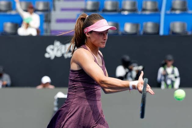 WTA GUADALAJARA OPEN 2026 WTA GUADALAJARA OPEN 2026 ZEYNEP SONMEZ VS IVA JOVIC 09 16 2026 GUADALAJARA, JALISCO Action photo of Zeynep Sonmez of Turkey during a match at the 2026 WTA Guadalajara Open, held at the Centro Panamericano de Tenis in Guadalajara, Jalisco, Mexico Action photo of Zeynep Sonmez of Turkey, during a match at the 2026 WTA Guadalajara Open held at the Centro Panamericano de Tenis in Guadalajara, Jalisco, Mexico. PHOTO BY IMAGENSHOP PHOTO AGENCY GUADALAJARA, JALISCO, MEXICO Copyright: xIMAGENSHOPxAGENCIAxFOTOGRAFICAx