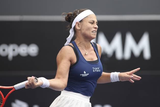 RECORD DATE NOT STATED Suzan Lamens (Ned) defeats Carolina Meligeni Alves (Bra) in the first round of the SP Open 2026, at Parque Villa-Lobo in Sao Paulo. Sao Paulo (SP), 09 16 2026 Tennis SP Open Brazilian Carolina Meligeni Alves faced Dutch player Suzan Lamens this Wednesday (16), in the first round of the SP Open, at Parque Villa-Lobos, in Sao Paulo. Lamens won by 2 sets to 1, with partial scores of 3 6, 7 6(2) and 6 2.(Foto: Leco Viana Thenews2 imago images) SPO  Copyright: xLecoxVianax