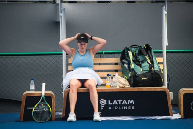 SP Open agita calendário do tênis em SP SaO PAULO, SP - 16.09.2026: SP OPEN AGITA CALENDaRIO DO TêNIS EM SP - The second edition of the SP Open, a WTA, Tennis Damen 250 tournament, brings together Brazilian and international tennis players between September 12 and 20, 2026, at Parque Villa-Lobos, in Sao Paulo (SP). In the photo, tennis player Dominika Salkova, from the Czech Republic, is facing Jessica Bouzas Maneiro, this Wednesday (16). (Photo: Angà lica Alves Fotoarena) x3017332x Angà licaxAlves