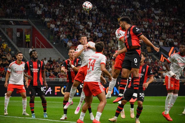 Goncalo Ramos seen during UEFA Europa League MD1 game between teams of AC Milan and SL Benfica (Martin Cocciolo Ball Raw Images) Milan San Siro Italy Copyright: xMartinxCocciolox MartinCoccioloBenficaMilan-0841